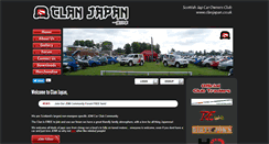 Desktop Screenshot of clanjapan.co.uk